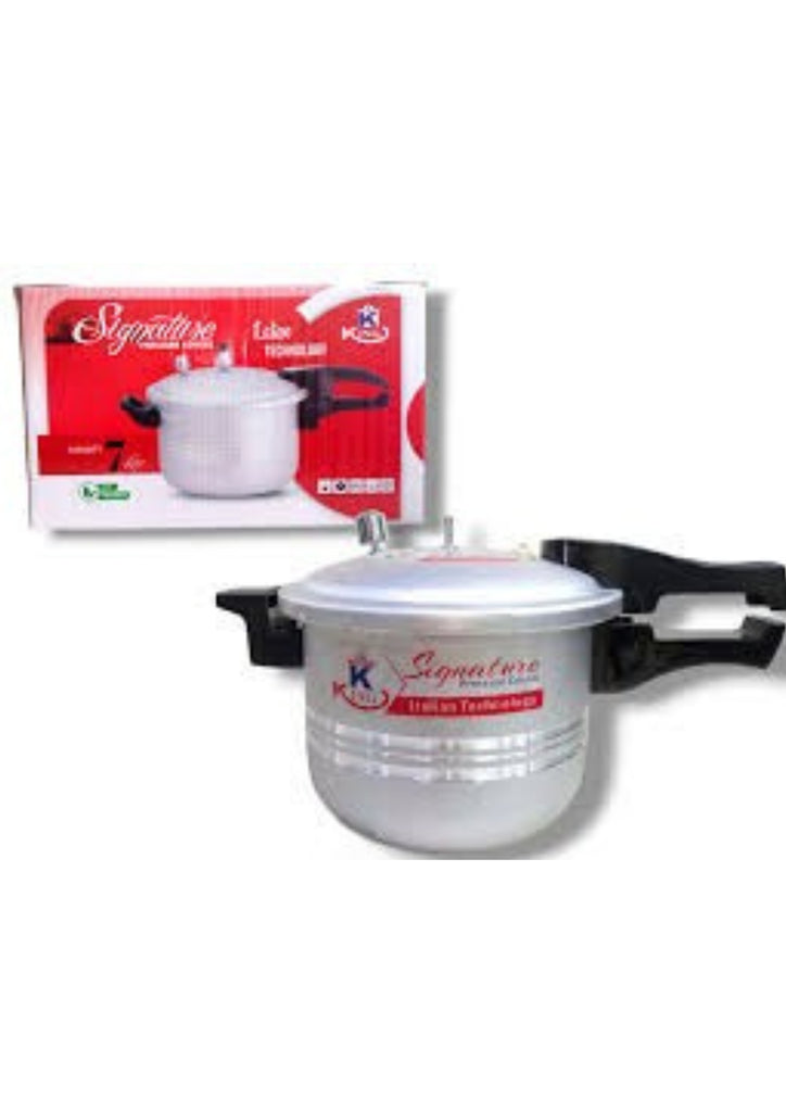 signature cooker metal finish